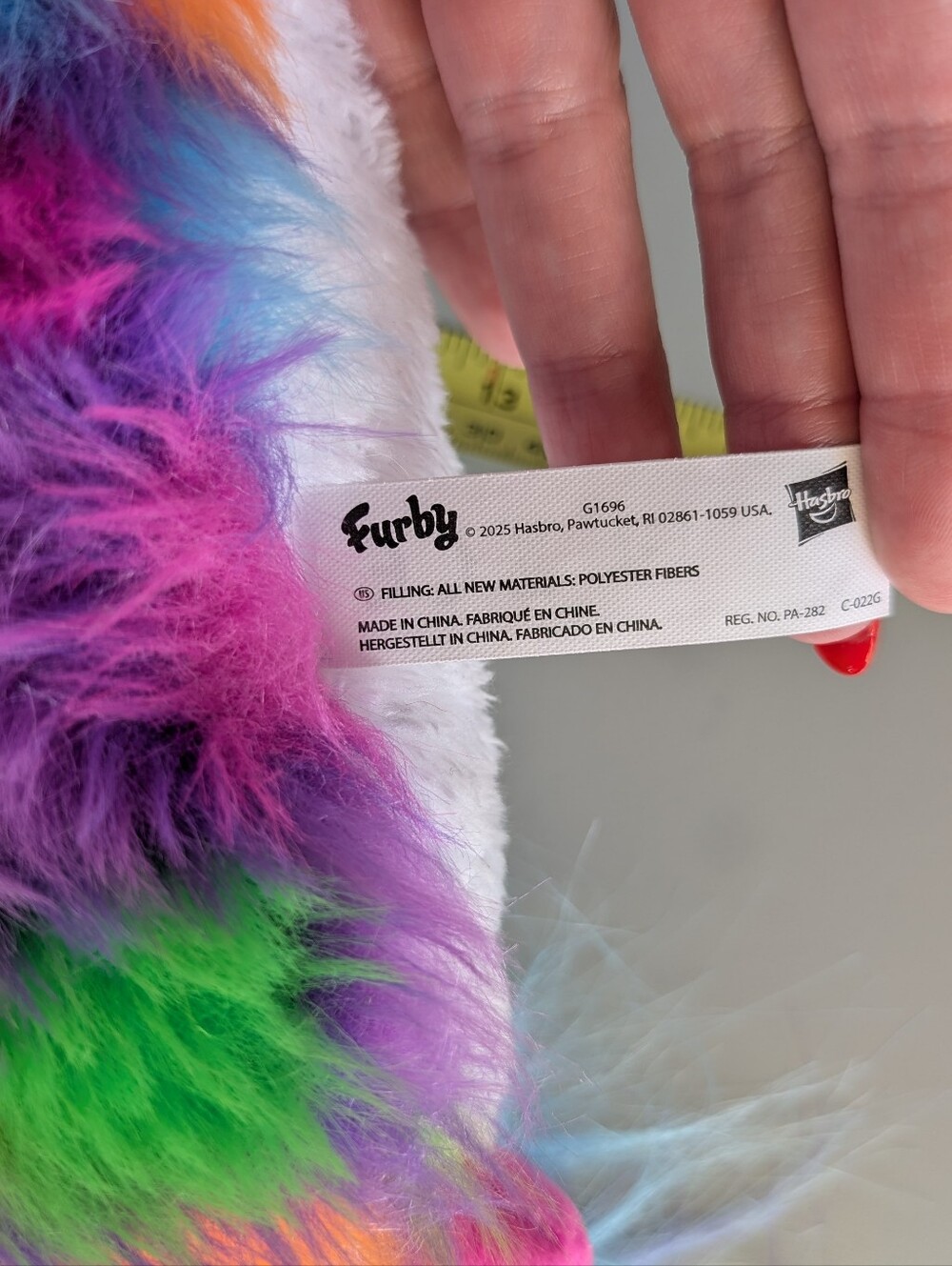 Long Furby DJ Interactive Plush Toy, Lights & Sounds, 32" - Picture 14 of 15